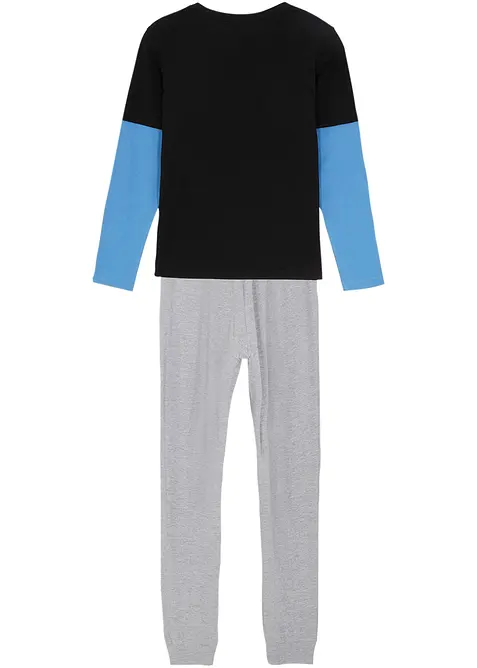 2-in-1 jongens pyjama met biologisch katoen (2-dlg. set), bonprix