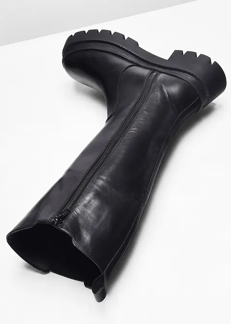 Leren laarzen, bonprix