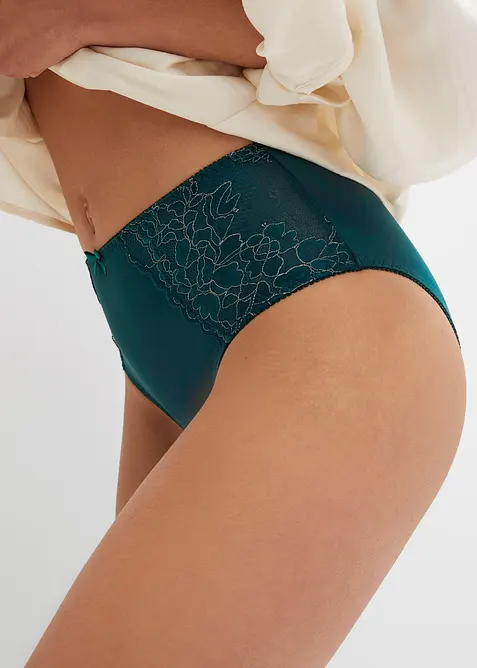 Maxislip met sierlijk kant (set van 2), bonprix