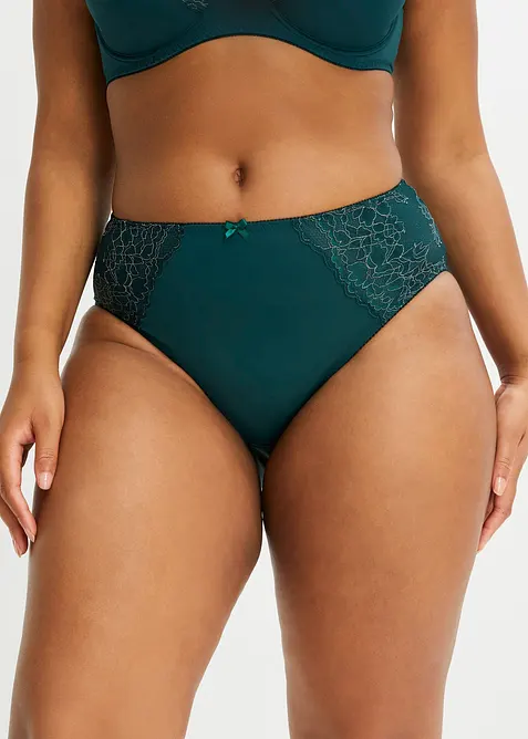 Maxislip met sierlijk kant (set van 2), bonprix