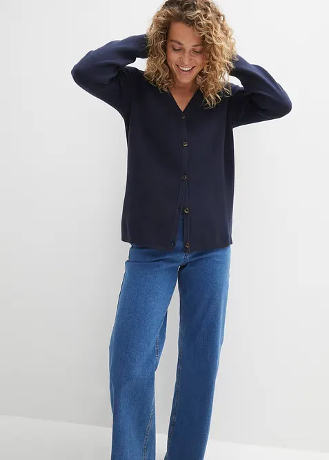 Fijn gebreid vest, bonprix