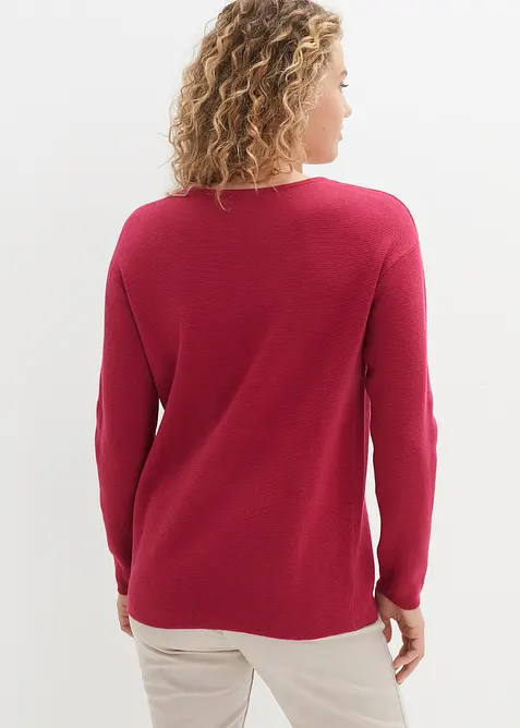 Essential trui van milano knit wear met ronde hals, bonprix