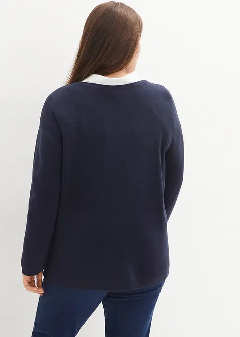 Fijn gebreid vest, bonprix