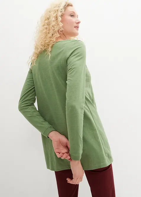 Longshirt van puur katoen, bonprix
