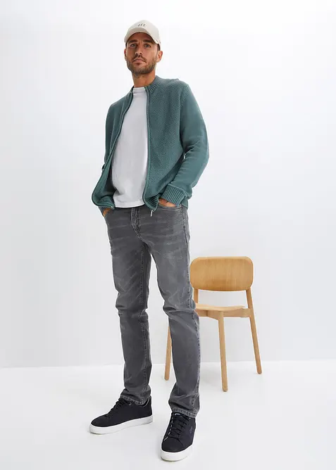 Fijn gebreid vest van puur katoen, bonprix