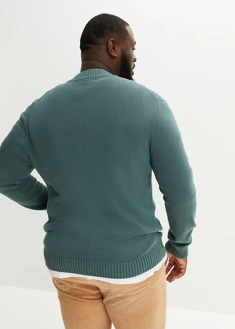 Fijn gebreid vest van puur katoen, bonprix