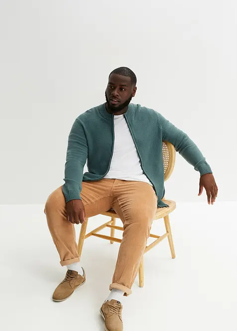 Fijn gebreid vest van puur katoen, bonprix