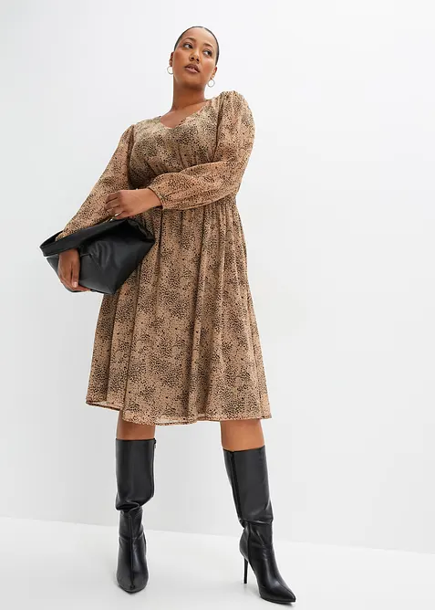 Chiffon jurk, bonprix