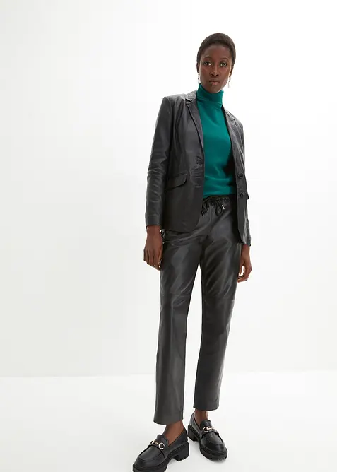 Blazer van lamsnappa, bonprix