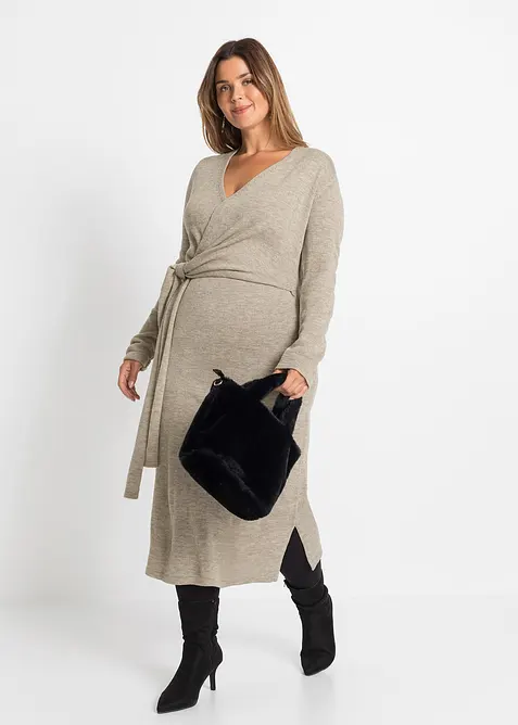 Gebreide midi jurk, bonprix