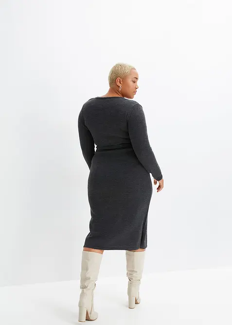 Gebreide midi jurk, bonprix