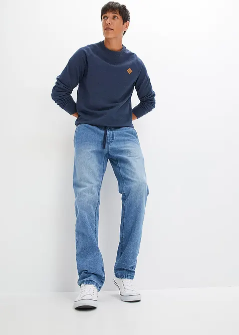 Regular fit thermo instapjeans, straight, bonprix