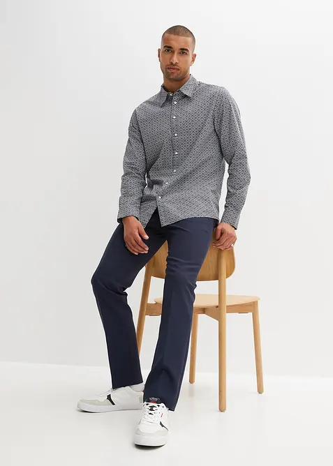 Business overhemd van puur katoen, lange mouw, bonprix