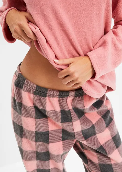 Huispak van fleece (2-dlg.), bonprix