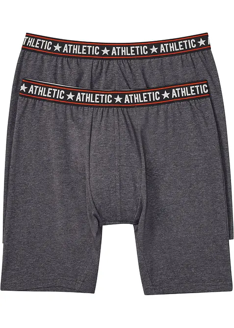 Lange boxer met katoen (set van 2), bonprix