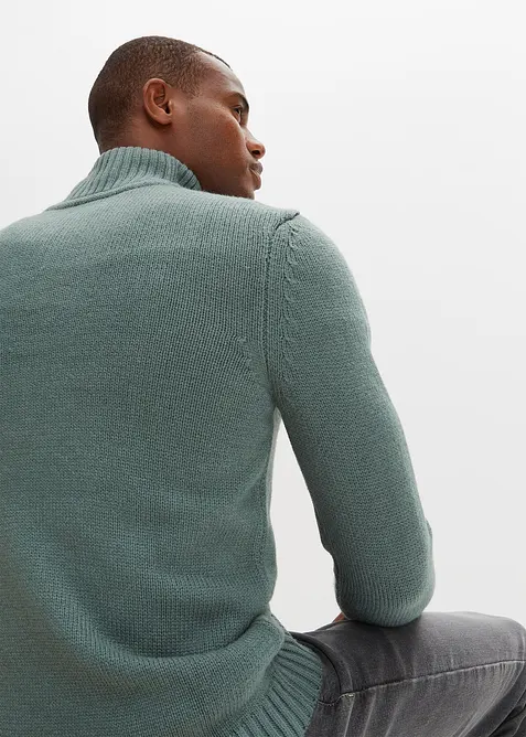 Grof gebreide schipperstrui met kabelpatroon, bonprix