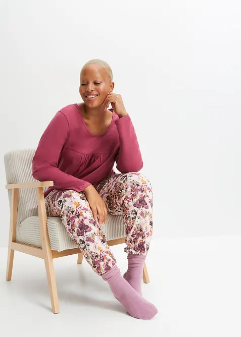 Pyjama van biologisch katoen, bonprix