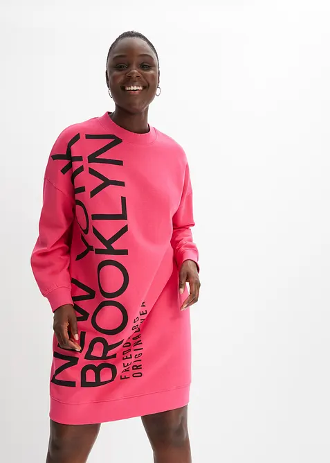 Oversized sweatjurk van een zachte katoenmix, bonprix