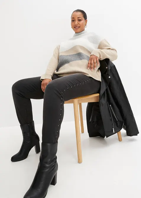 Oversized trui in een viscosemix, bonprix