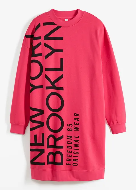 Oversized sweatjurk van een zachte katoenmix, bonprix