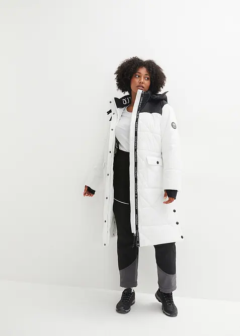 Waterafstotende skibroek van softshell met stretch, straight, bonprix