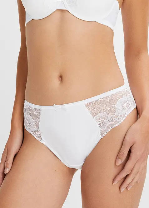 Slip met kant (set van 4), bonprix