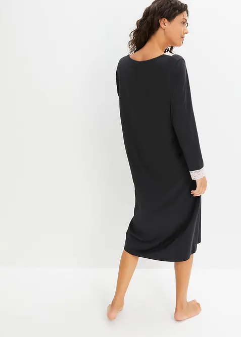 Nachthemd in een zachte viscosemix, bonprix