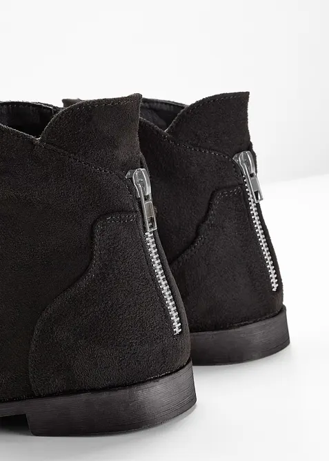 Enkellaarsjes met plooitjes, bonprix