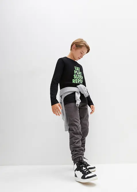 Thermo instapjeans met jersey voering, regular fit, bonprix