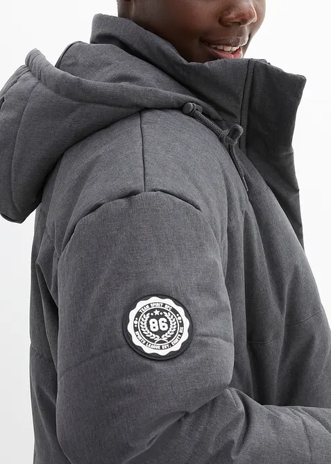 Gewatteerde oversized outdoor jas, waterafstotend, bonprix