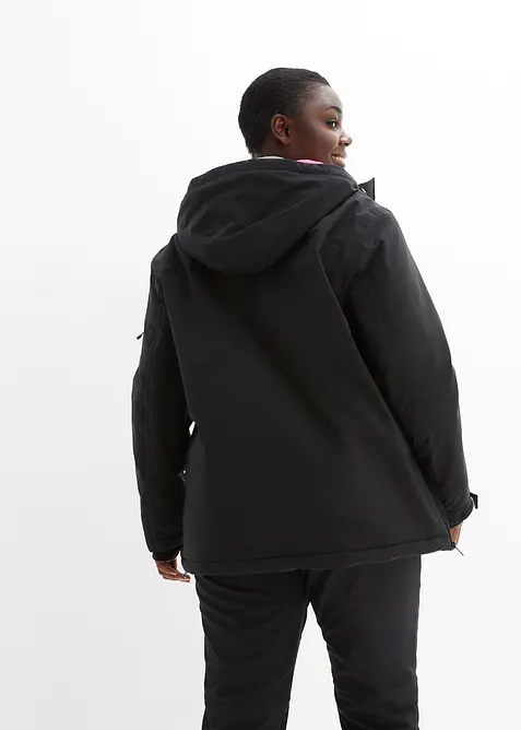 waterdichte outdoor instap ski-jas met fleece voering, oversized, bonprix