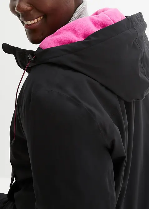 waterdichte outdoor instap ski-jas met fleece voering, oversized, bonprix