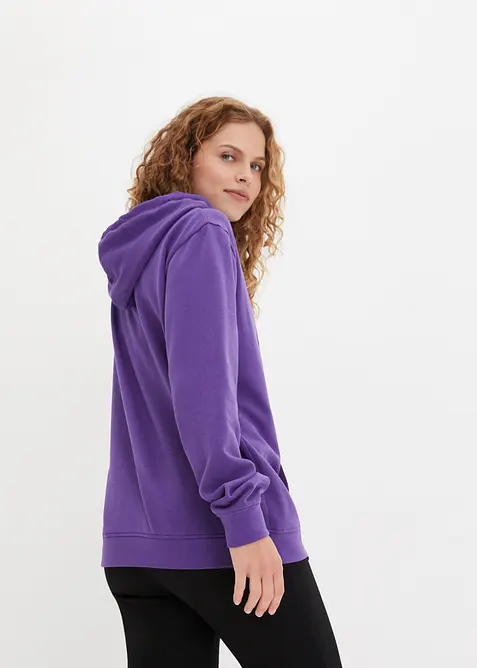 Basic hoodie van zacht frotté, bonprix