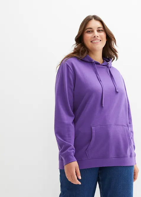 Basic hoodie van zacht frotté, bonprix