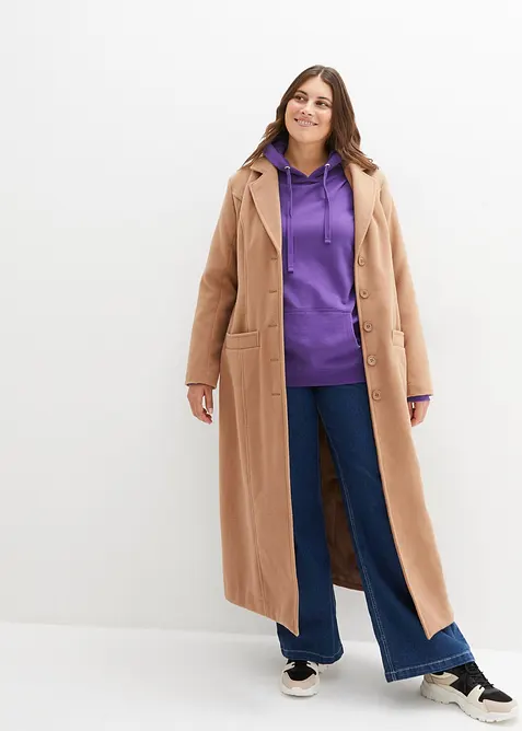 Basic hoodie van zacht frotté, bonprix