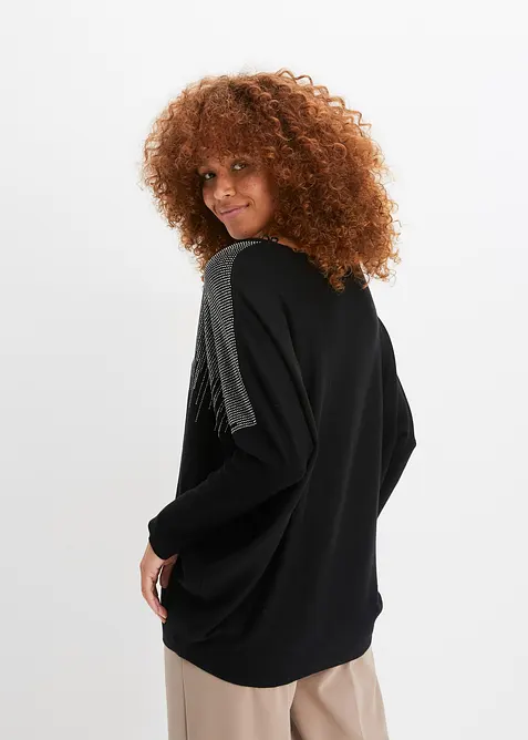 Trui met strass, bonprix