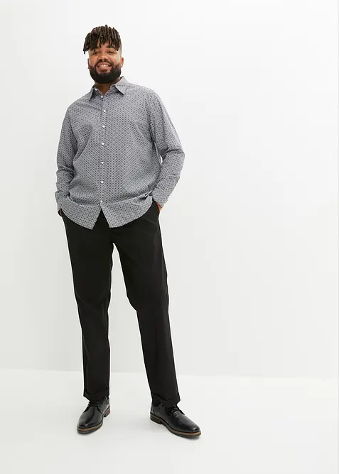 Business overhemd van puur katoen, lange mouw, bonprix