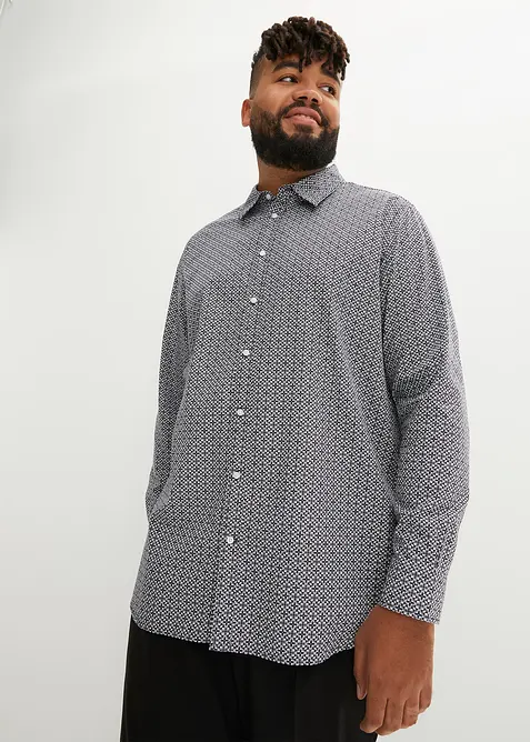 Business overhemd van puur katoen, lange mouw, bonprix