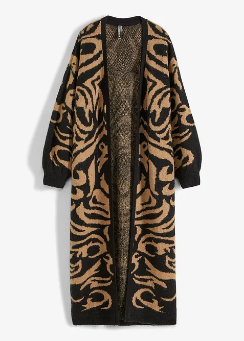 Lang gebreid vest, bonprix