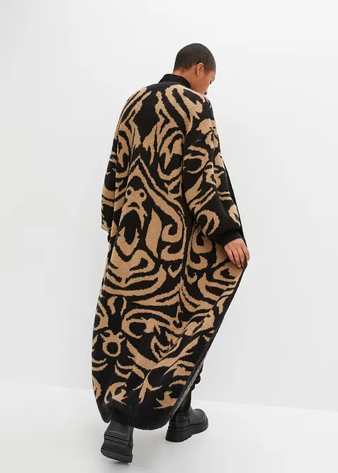 Lang gebreid vest, bonprix