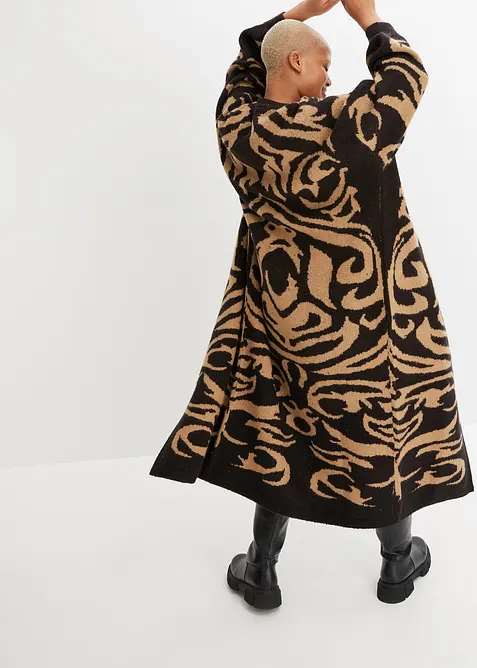 Lang gebreid vest, bonprix