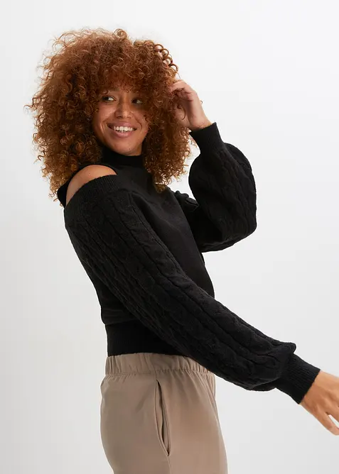 Cold shoulder trui, bonprix