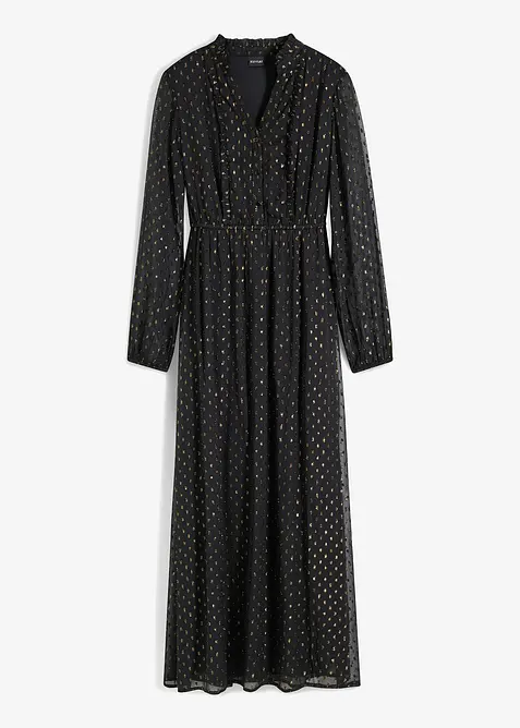 Maxi jurk met glitter, bonprix