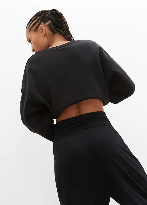 Loungewear harembroek in caprilengte, bonprix