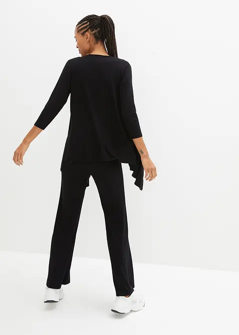 Loungewear huispak met viscose (3-dlg. set), bonprix