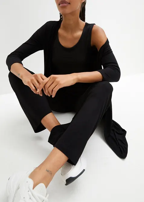 Loungewear huispak met viscose (3-dlg. set), bonprix