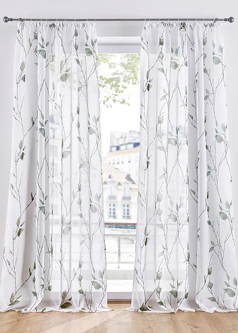 Gordijn met gerecycled polyester (1 stuk), bonprix