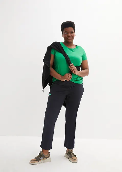 Outdoor broek met comfortband, waterafstotend, bonprix