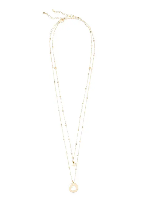 Kettingen set met hartvormige hangers (2-dlg.), bonprix
