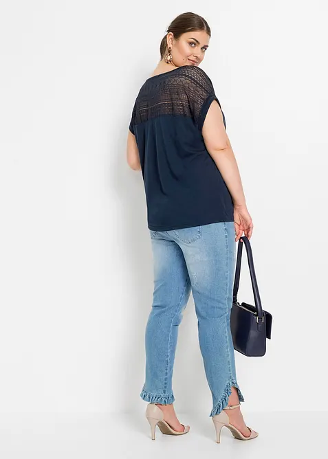 Shirt in een viscosemix, bonprix